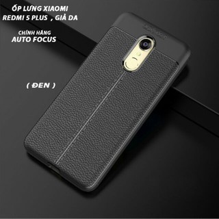 Ốp lưng redmi 5 plus silicon giả da,chống sốc auto Focus,Ốp dẻo trong suốt Redmi 5 Plus