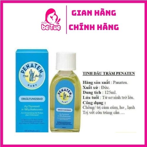Tinh Dầu Tắm Chống Cảm Penaten Đức 125 ml Cho Bé Từ Sơ Sinh