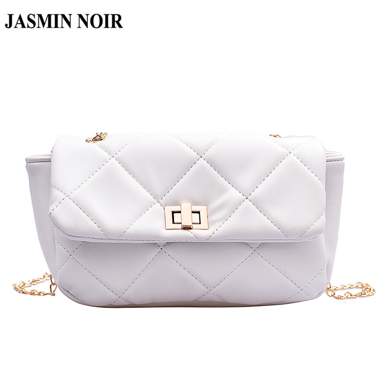 Túi xách Jasmin Noir da pu kiểu vuông thiết kế thời trang cho nữ