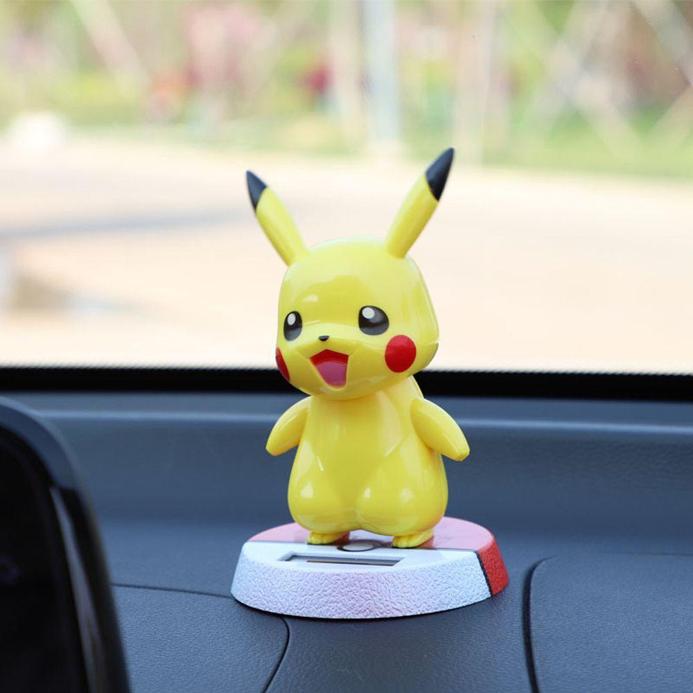 Norman Mô Hình Pikachu Trang Trí Xe Hơi Chạy Bằng Năng Lượng Mặt Trời