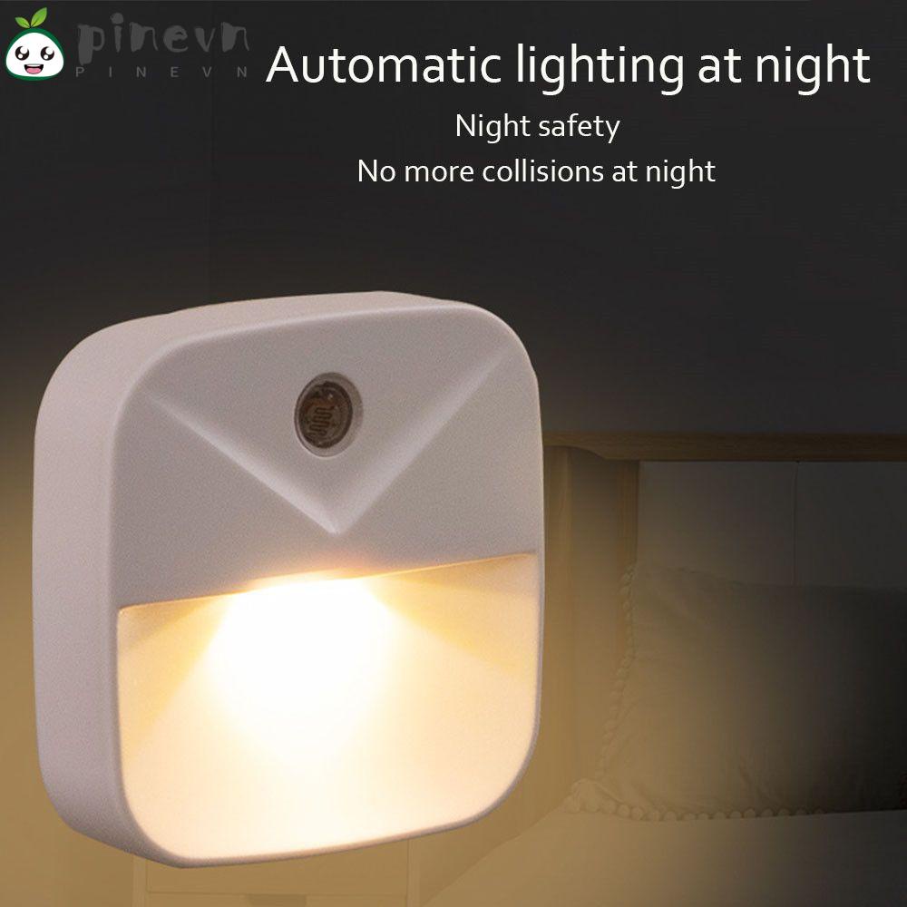 Đèn Ngủ Bóng LED ABS Ấm Áp Điều Khiển Ánh Sáng Ban Đêm Mới