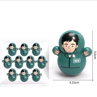 Lật đật Squid Game đồ chơi vui nhộn, đồ chơi lật đật mini cho bé