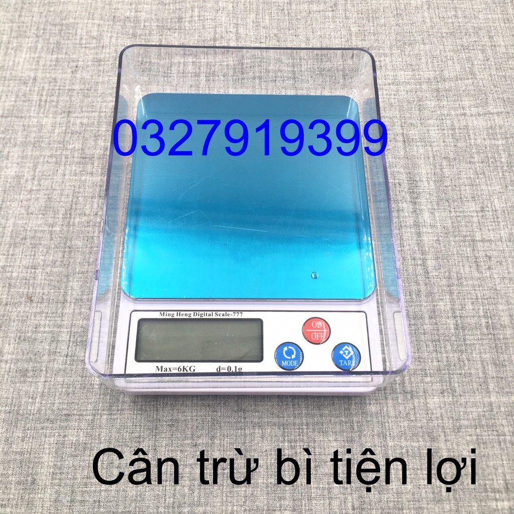 Cân tiểu li điện tử 6kg 777