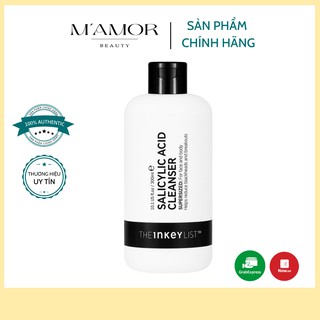 Sữa rửa mặt làm sạch, kháng mụn Salicylic Acid Cleanser The Inkey List 150ml