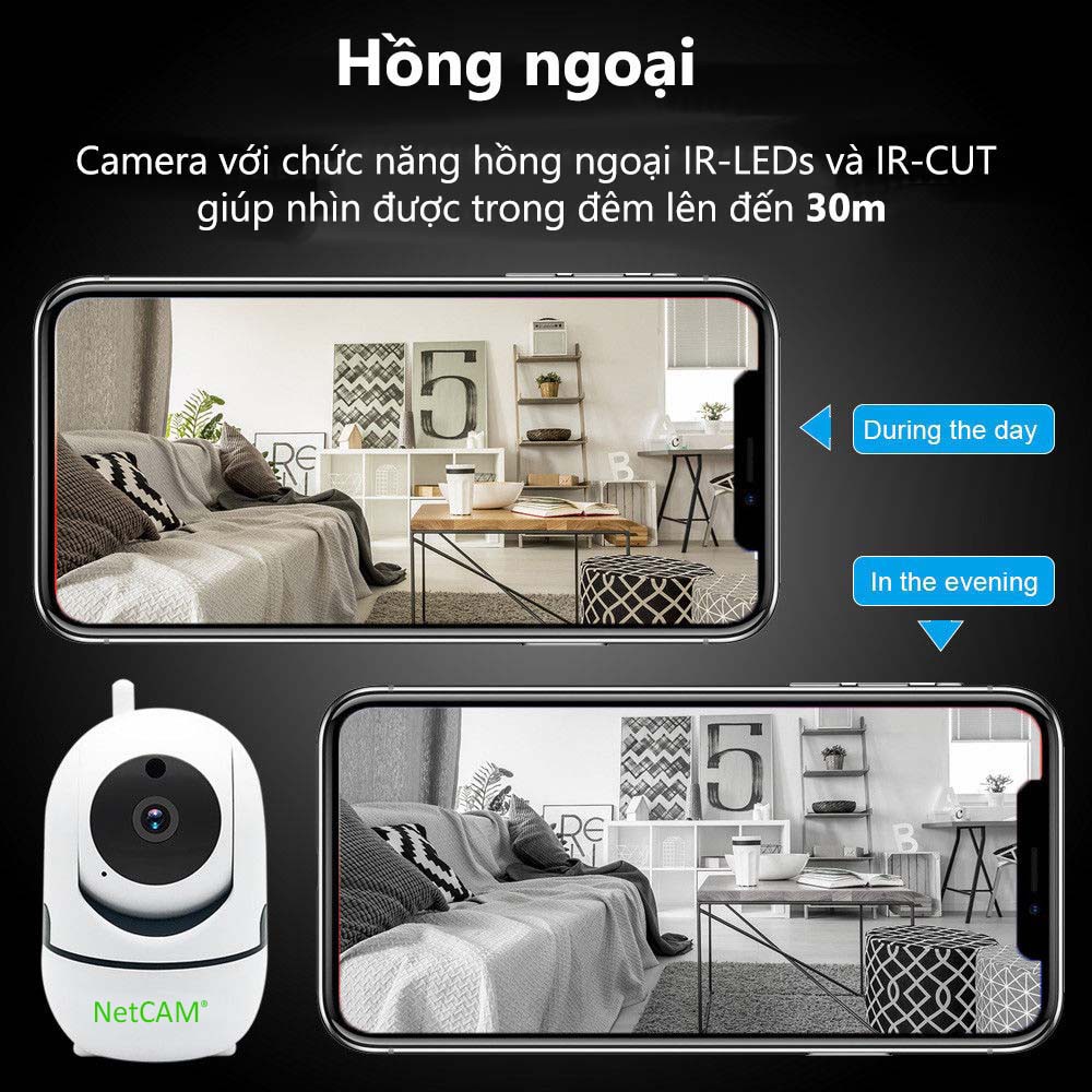 Camera IP wifi NetCAM NR02 1080P