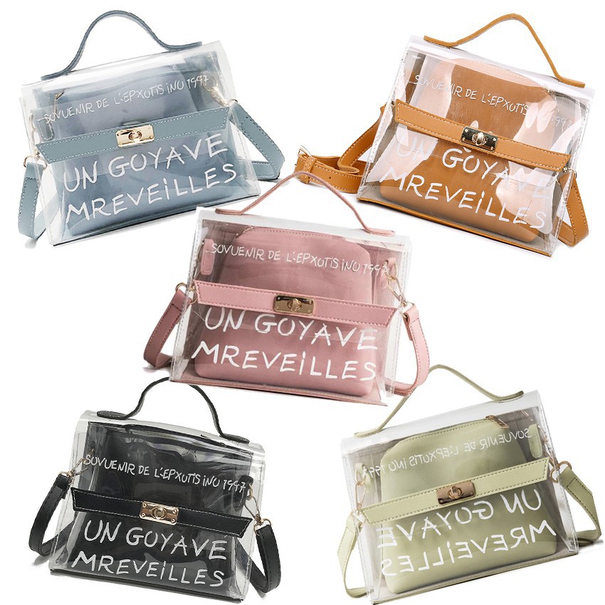 Túi xách nhựa trong Hot