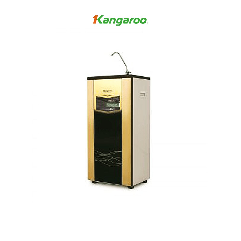 Thiết bị lọc nước Kangaroo RO, 9 lõi Omega model KG110A vỏ tủ VTU màu vàng (kèm carton)