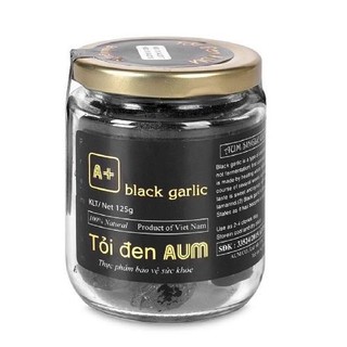 Tỏi đen cô đơn AUM bóc vỏ hũ 125g