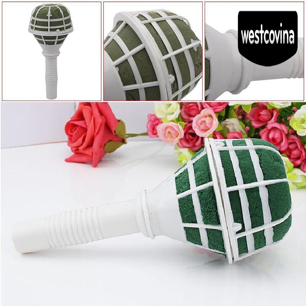 [Hot]☀ Tay Cầm Mút Xốp Trang Trí Bó Hoa Cưới DIY