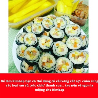 Rong biển cuộn kimbap Hàn Quốc