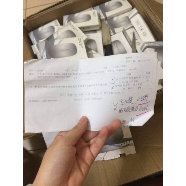 Chuột ko dây chạy pin - Mới 100%