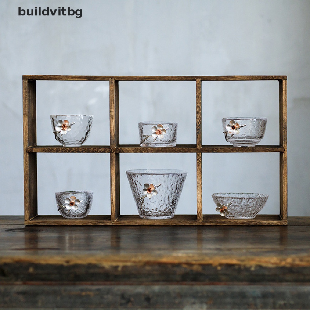 {Buickvitbg} Cốc Thủy Tinh Uống Trà Nhỏ Chịu Nhiệt Cao Kiểu Nhật Bản