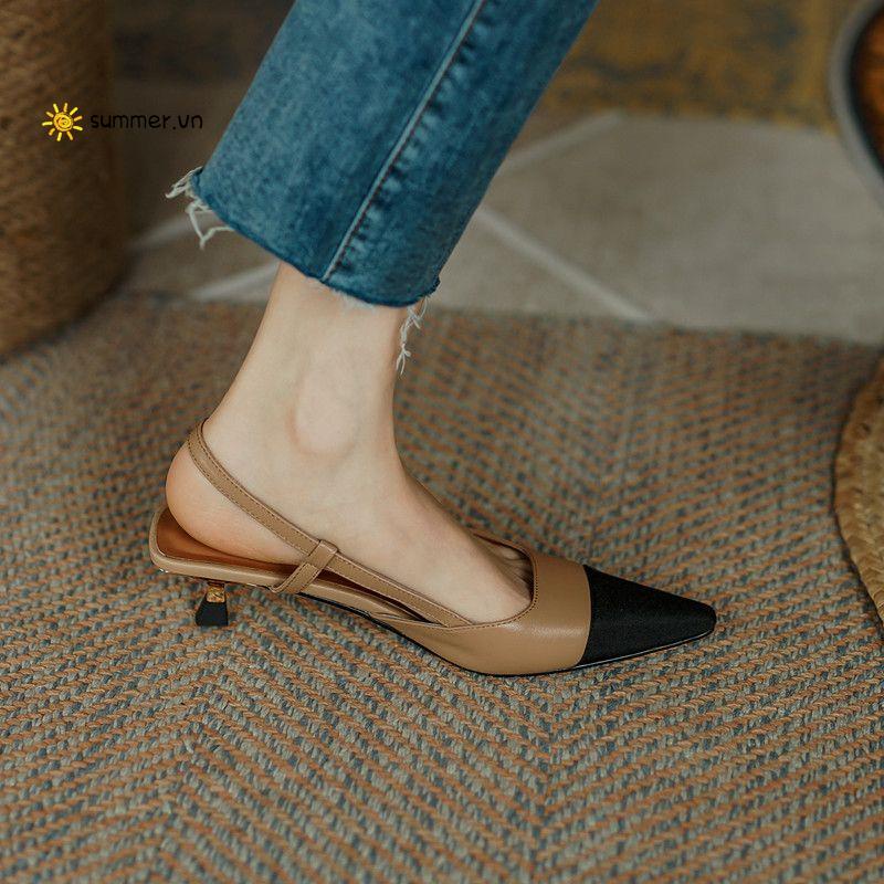 Giày Cao Gót Mũi Nhọn Phong Cách Mới 2022