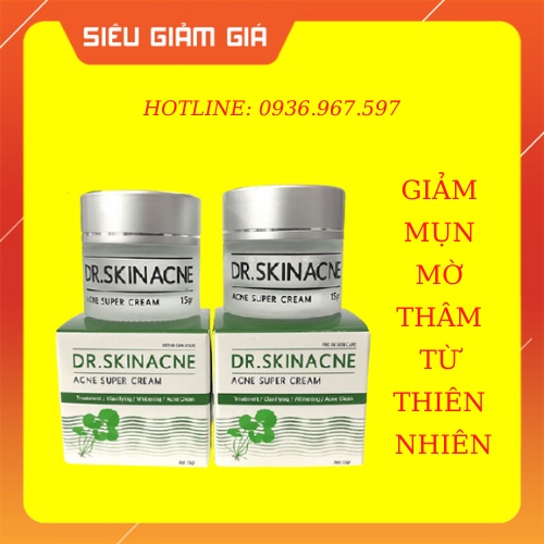 DR SKINACNE Kem Giảm Ngừa Mụn Chính hãng