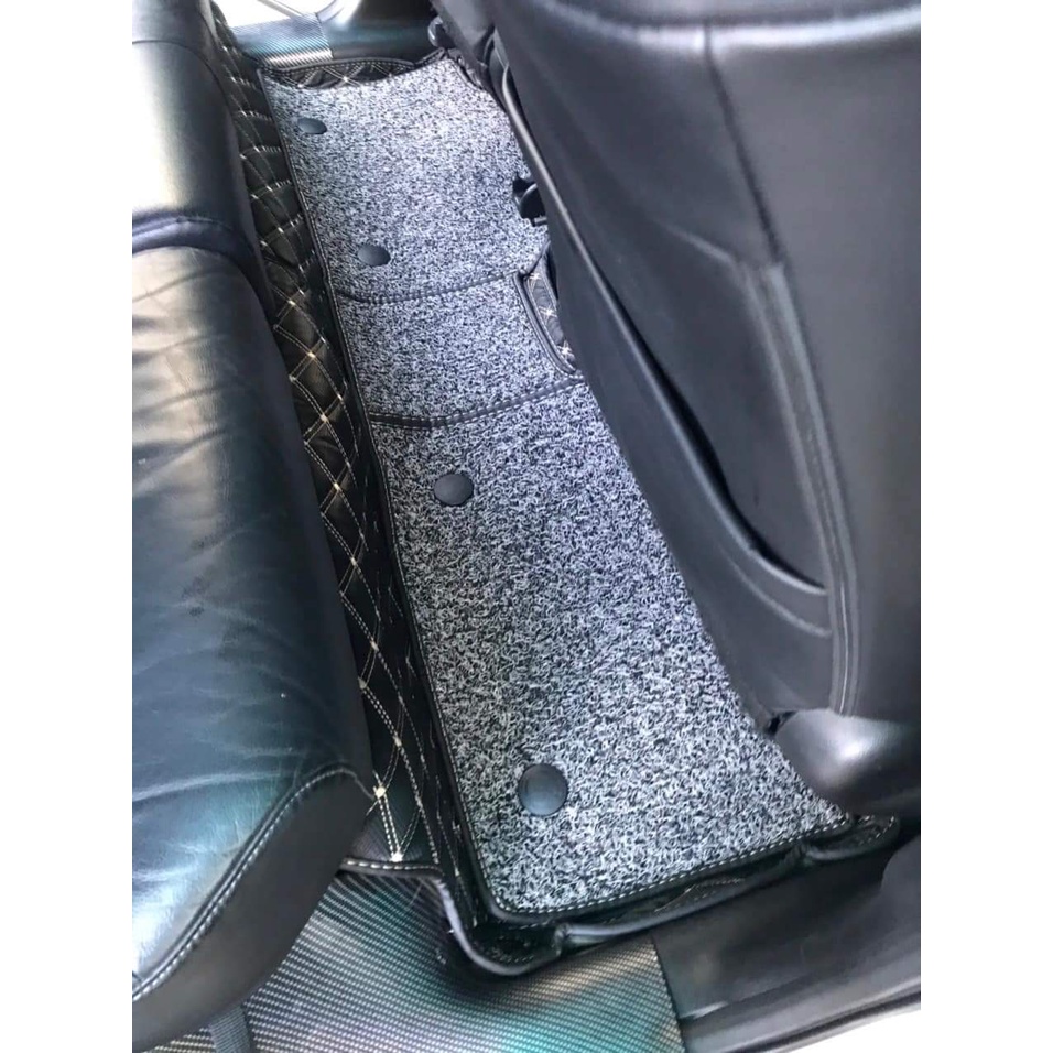 Thảm lót sàn ô tô 6D da cacbon kim cương cho Honda City 2014- 2022 chống nước, không mùi, phủ kín 90% sàn xe