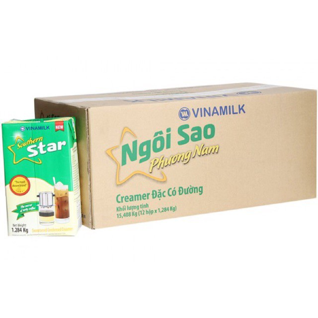 [Mã GROSALEHOT giảm 8% đơn 250K] Sữa đặc ngôi sao Phương Nam Vinamilk 1.284 kg | BigBuy360 - bigbuy360.vn