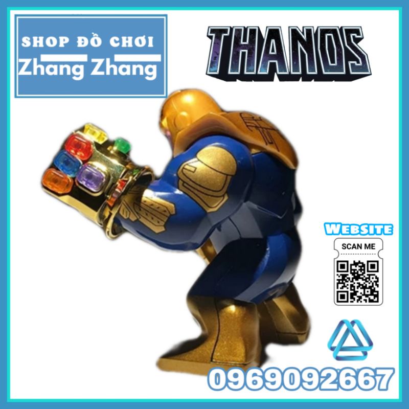 Đồ chơi Xếp hình Thanos infinity Gauntlet găng tay vô cực Avengers Endgame Infinity War Minifigures Lele D032