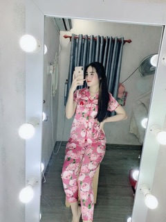 🌹🌹🌹 Đồ bộ quần dài hoa hồng 🌹🌹🌹