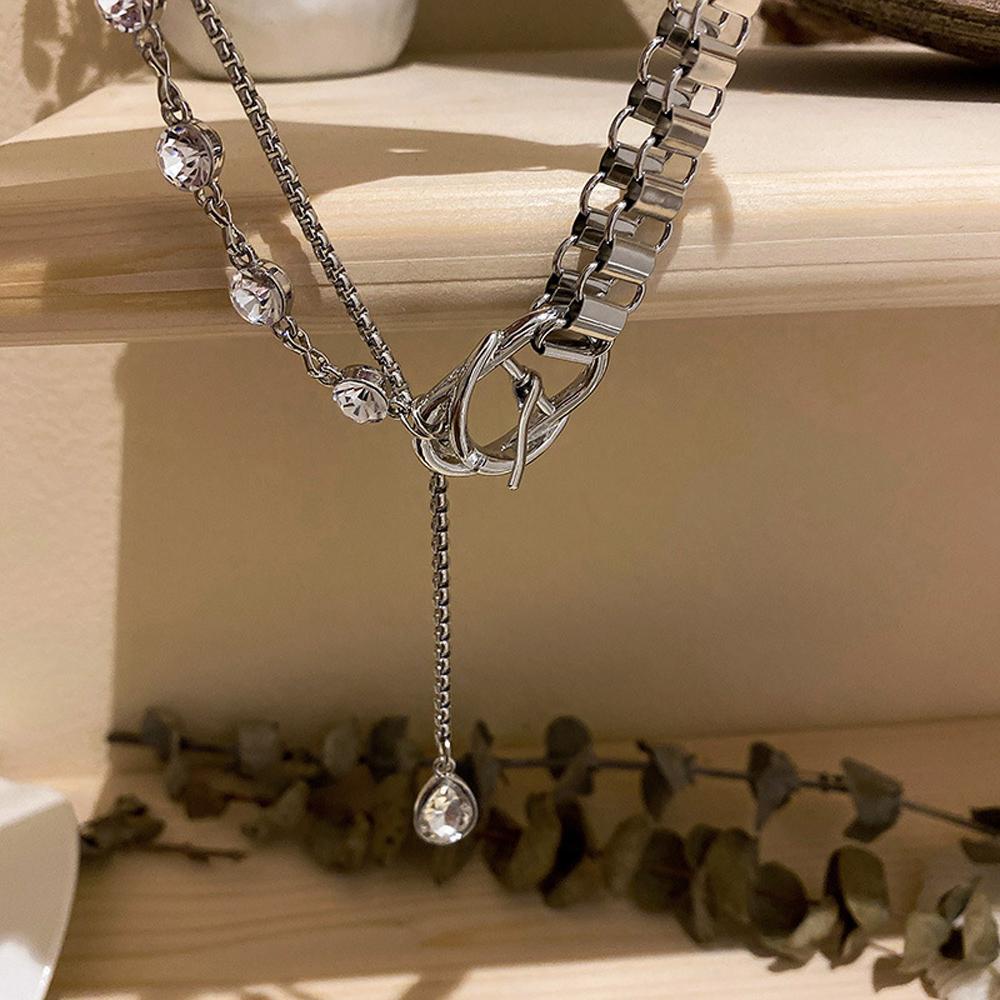 Dây Chuyền Nhiều Lớp Phối Tua Rua Thời Trang Cho Nữ|Dây Chuyền Dài Choker