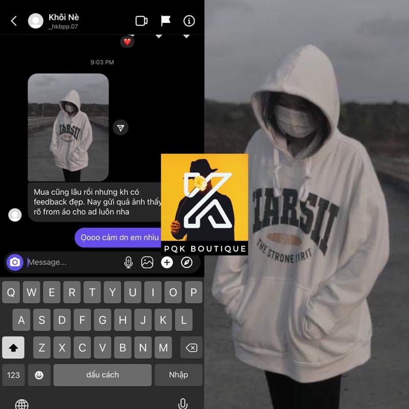 [Mã SKAMFSW175 giảm 10K đơn 50K] [sẵn] Áo Hoodie Chui Form To HARSII PQK