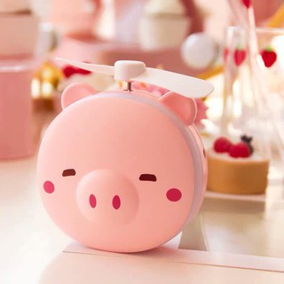 Quạt Cầm Tay 3 trong 1 Mini Hình Thú Siêu Đáng Yêu Kèm Đèn Ngủ Và Gương Trang Điểm MU006 HÀNG CHẤT LƯỢNG