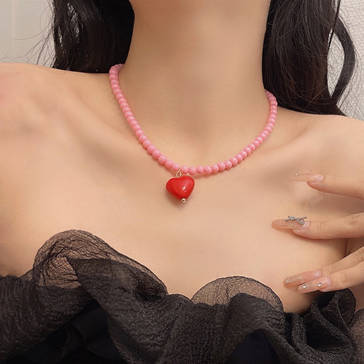 Vòng cổ Chuỗi Hạt Màu Kẹo Thời Trang Sang Trọng Cho Nữ