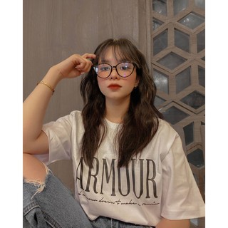 Áo thun nữ BASIC-Armour basic , áo phông hiện đại cá tính unisex oversize cotton M31