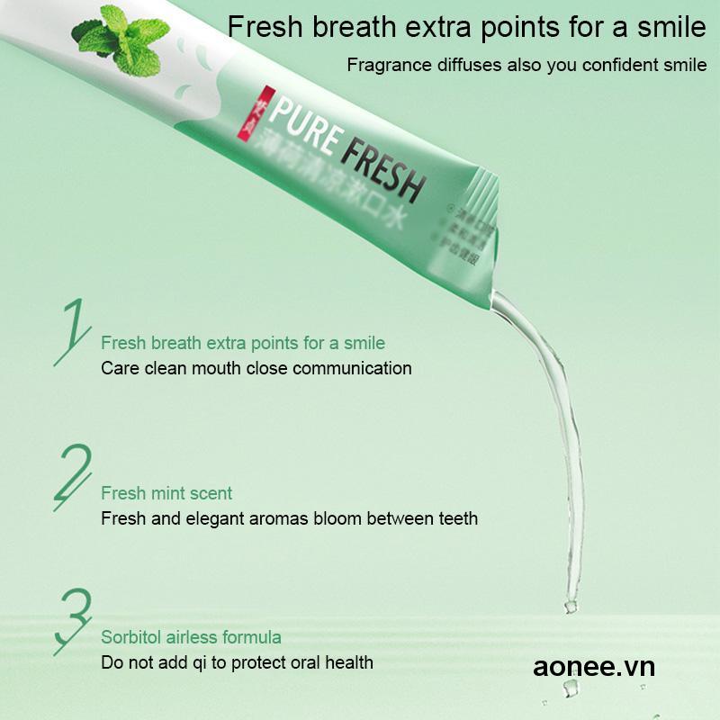 ✨✨Nước súc miệng  gói trắng răng giảm tình trạng ố vàng khỏe nứa lợi giảm hôi miệng Nội địa trung