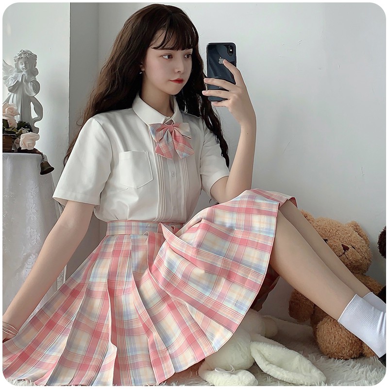 [ORDER] CHÂN VÁY XẾP LY JK PHONG CÁCH NỮ SINH NHẬT BẢN (FULL BOX: NƠ+MÓC) (HÀNG THIẾT KẾ CHÍNH HÃNG) [ẢNH THẬT] | BigBuy360 - bigbuy360.vn