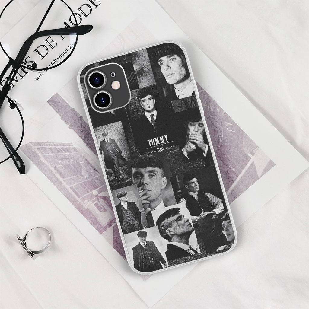 Ốp lưng tommy shelby black collage art pro 13 11 12 promax 7 8 plus xs X Xr  ART20224380