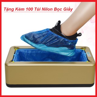 Máy bọc giày tự động 2021 - máy bọc giày dép thông minh, dùng cho nhà máy, khách sạn