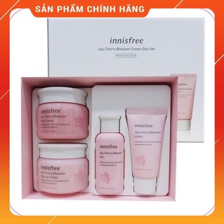 Bộ dưỡng trắng da 4 món Innisfree Jeju Cherry Blossom Cream Duo Set [Mĩ Phẩm Gía Sỉ 89]