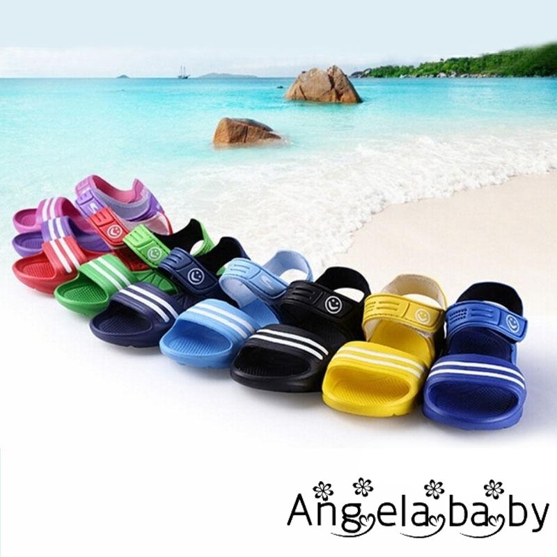 Giày sandal đế bệt đi biển mùa hè cho bé trai