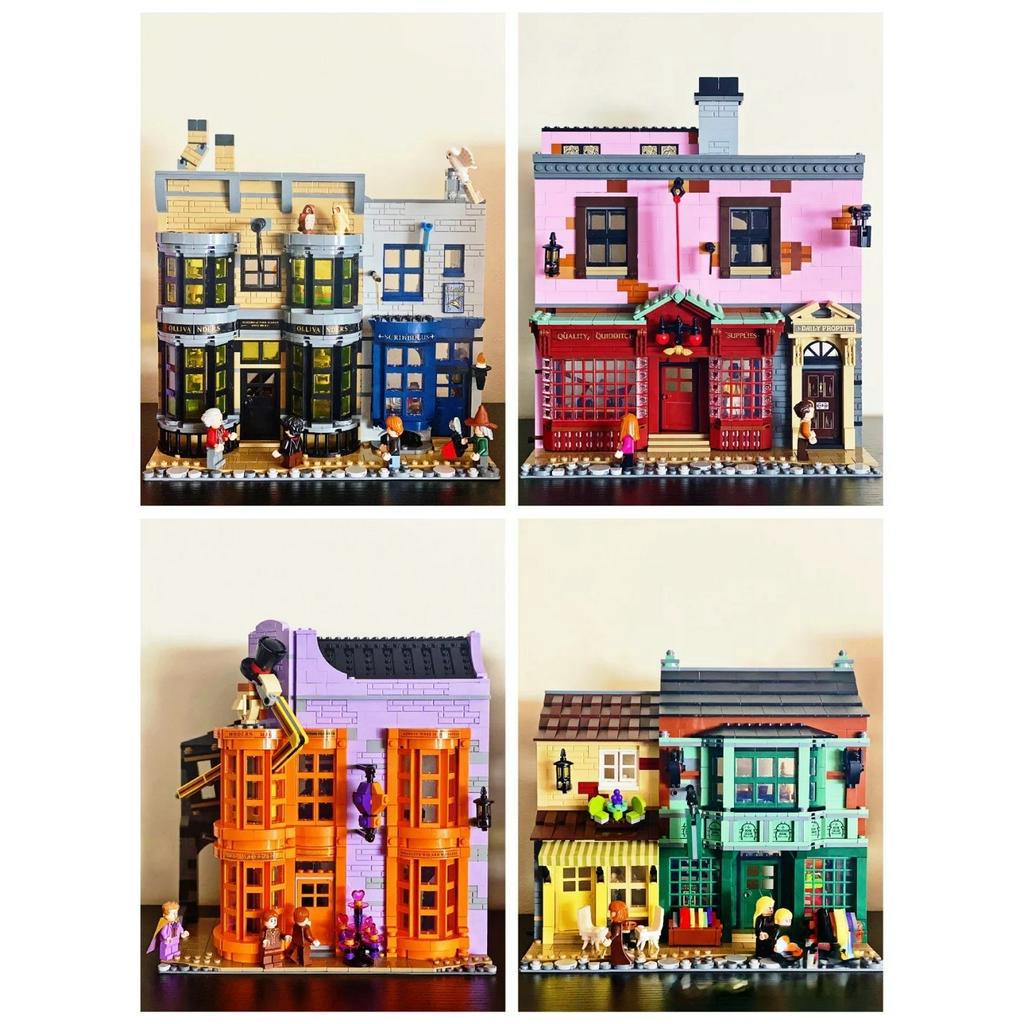 Lắp ráp Mô hình Harry Potter Diagon Alley 70071 LÔI ĐI CHEO 75978