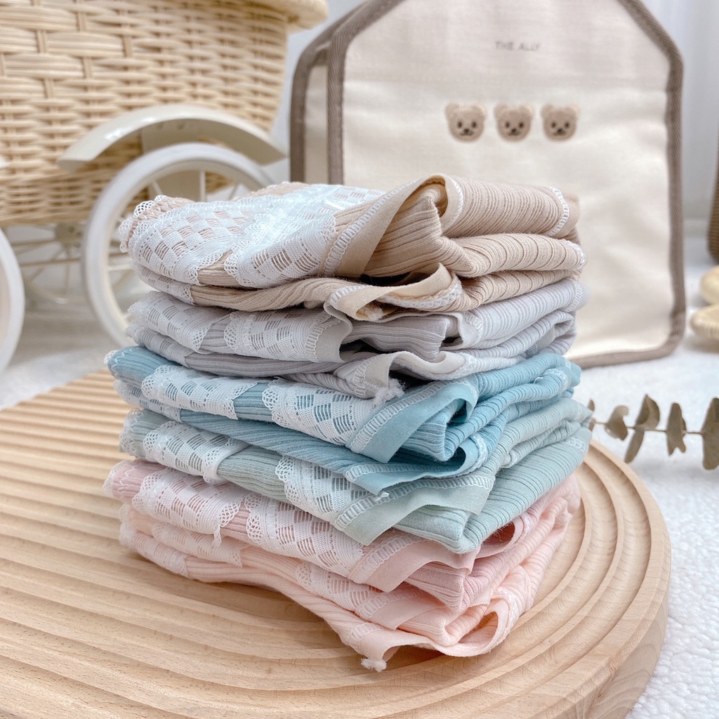 Quần Lót Bầu Viền Ren Chất liệu Cotton Co Giãn 4 Chiều Siêu Thông Thoáng Thoải Mái Cho Mẹ Bầu