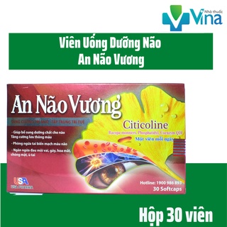 Viên Uống Bổ Não An Não Vương - HOẠT HUYẾT DƯỠNG NÃO - HỘP 30 VIÊN