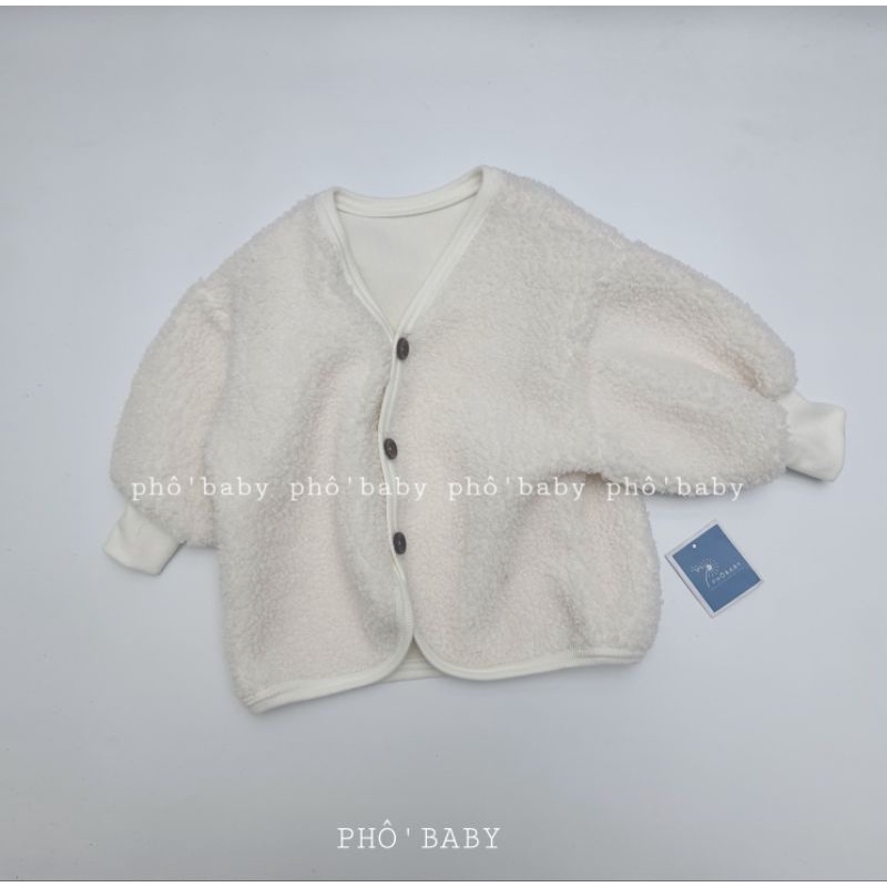 Áo khoác lông dày dặn mềm mịn