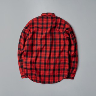 Áo Flannel Gori - Caro Đỏ