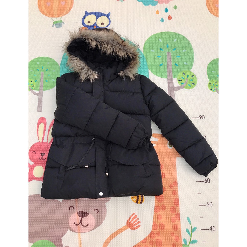 Áo Phao Nữ Mũ Lông Dáng Ngắn Thắt Eo - Hàng Đẹp Quảng Châu | BigBuy360 - bigbuy360.vn