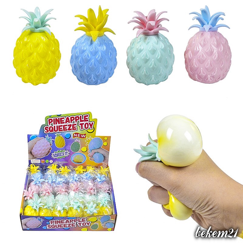 SQUISHY Gudetama dứa bóp bên trong là hạt dùng mãi còn ít H bóp xả stress giảm căng thẳng hiệu quả