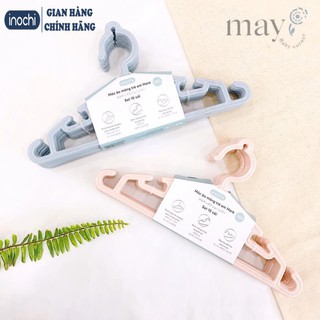 Móc Treo quần áo trẻ em HOKORI set 10c giúp quần áo gọn gàng ngăn nắp