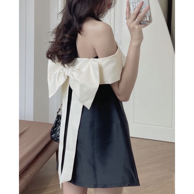 VÁY-ĐẦM TACTA NƠ LƯNG TRỄ VAI “sunny dress” tiểu thư | BigBuy360 - bigbuy360.vn