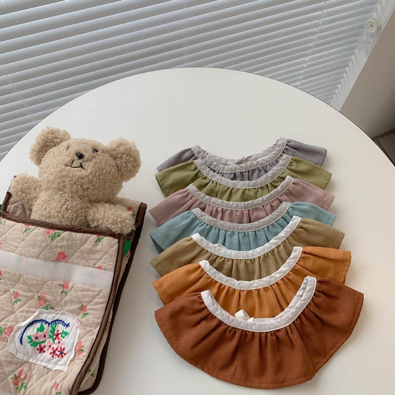 Khăn Choàng Cổ Bằng Vải Cotton Mềm Mại Cho Bé Ăn