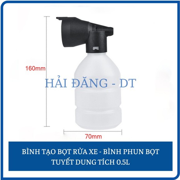 Bình xịt bọt tuyết, Bình phun bọt tuyết rửa xe dung tích 300ml