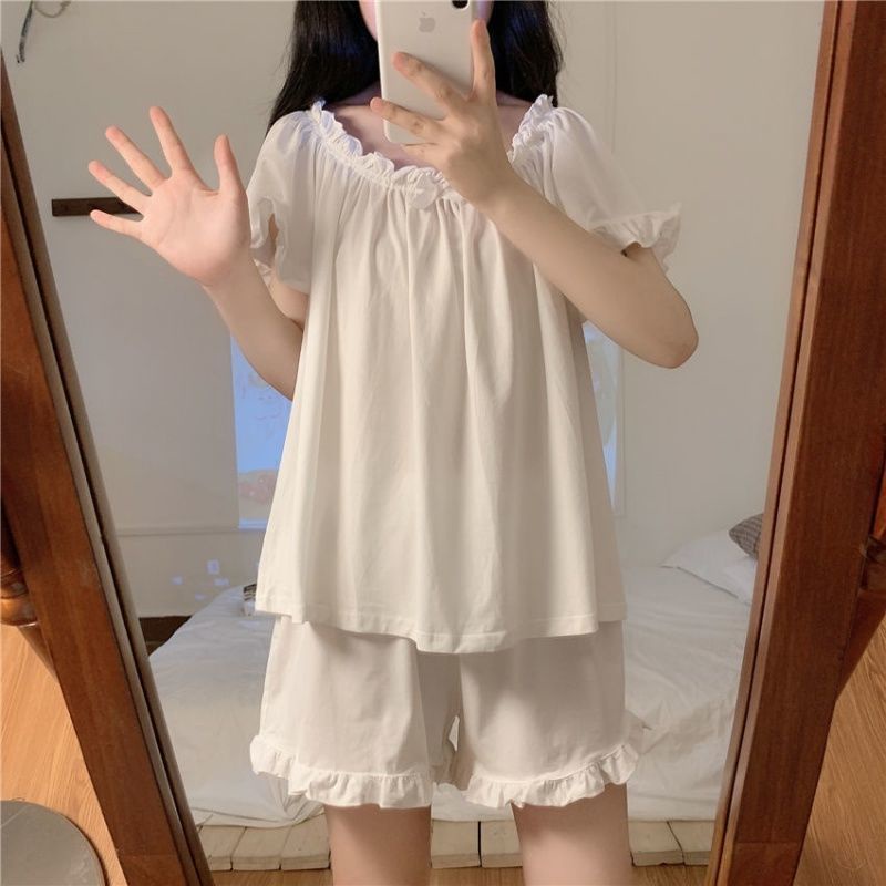 ❤️❤️Bộ đồ ngủ vải mỏng kiểu Nhật Bản thiết kế đơn giản dễ thương | BigBuy360 - bigbuy360.vn