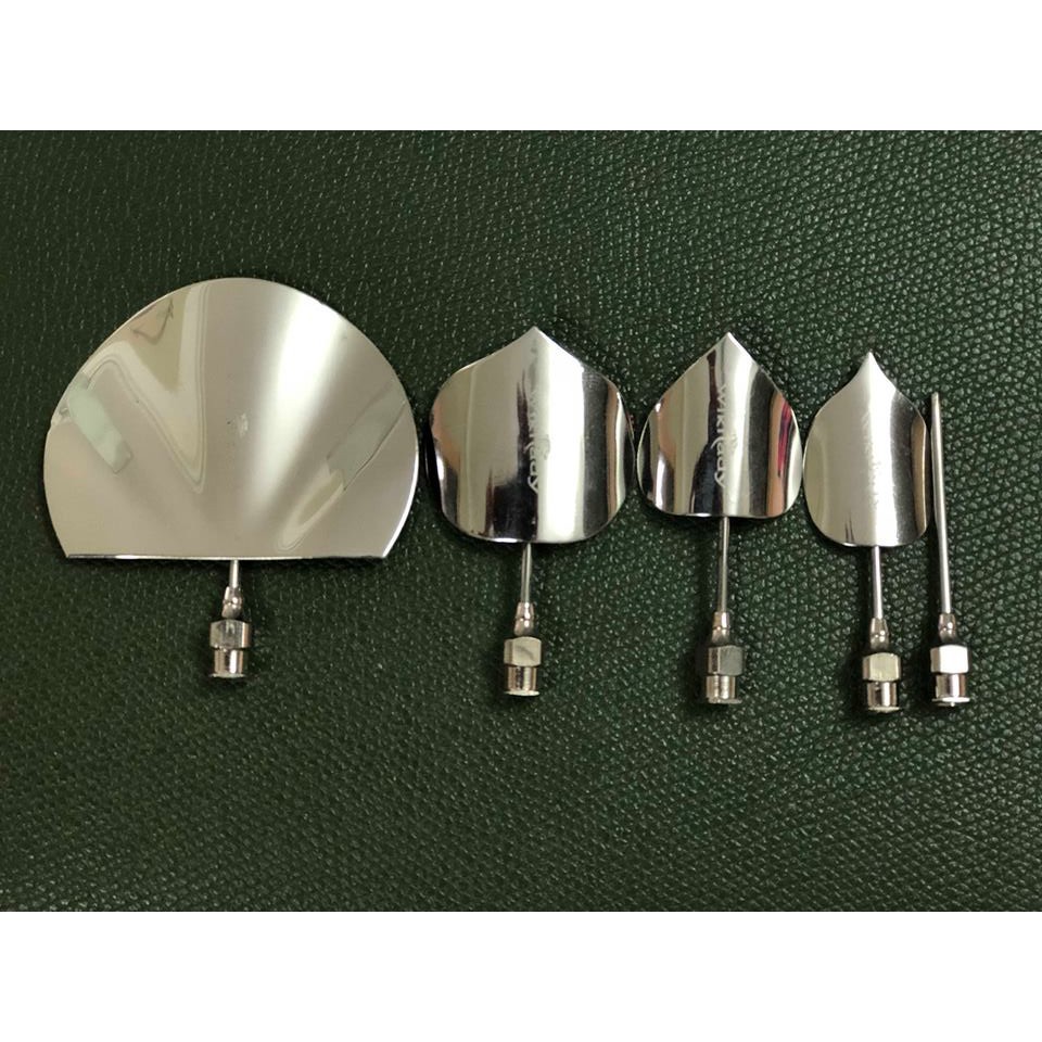 Kim làm thạch rau câu 3D thương hiệu Wikilady - hoa sen - bộ 5 kim - inox 304