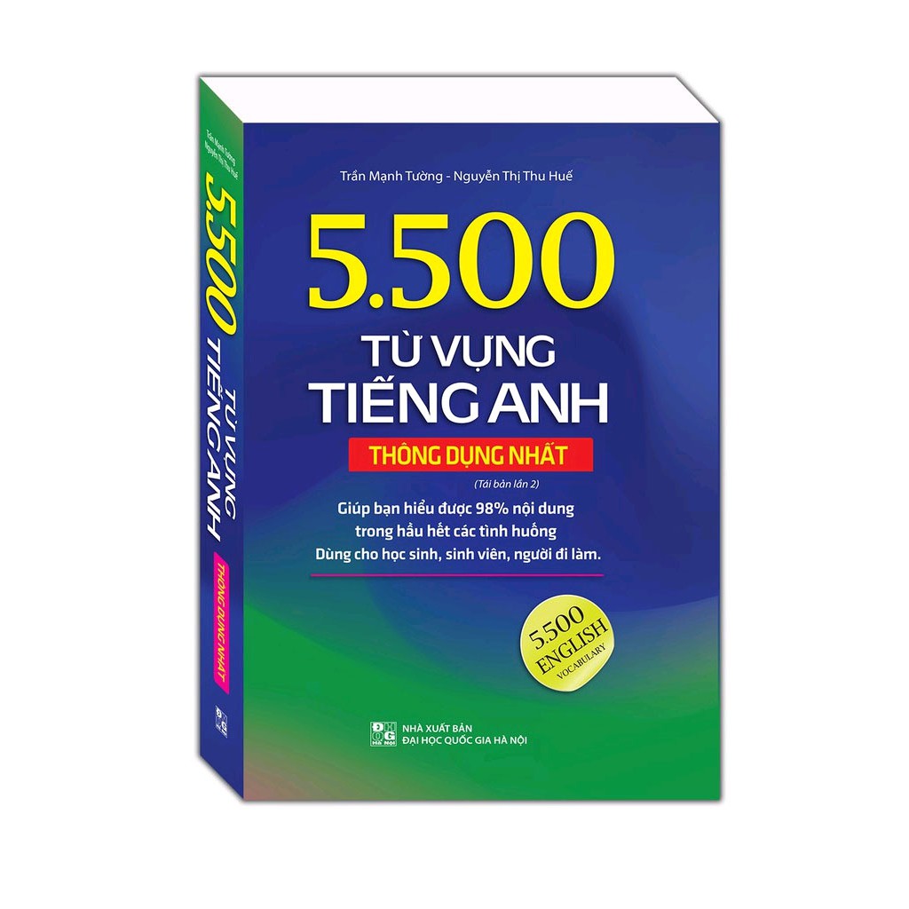 Sách 5500 từ vựng tiếng Anh thông dụng nhất (bản màu)