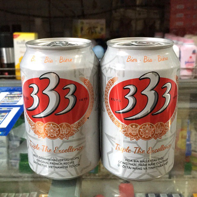 Bia 333 lốc 6 lon x 330ml