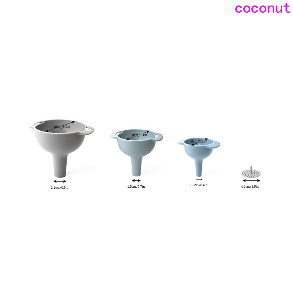 Bộ phễu đa năng 4 trong 1 tiện dụng cho nhà bếp