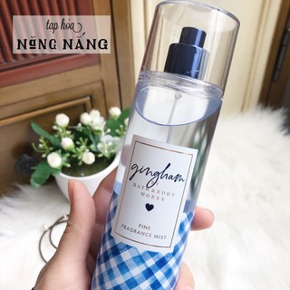 [Auth] Xịt thơm Gingham - Body Mist Bath & Body Works